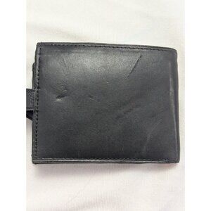 Men’s Wallet Genuine leather Trifold wallet 3‎ bill pockets 16 cards Button